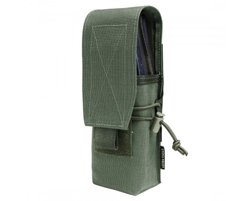 Pouch for 1-2 AK magazines with elastic band, lightweight version 3 FASTCLIP MOLLE SYSTEM