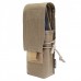 Pouch for 1-2 AK magazines with elastic band, lightweight version 3 FASTCLIP MOLLE SYSTEM