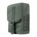 Transport bag for a machine-gun box for 100 cartridges (molle)