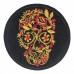 Patch Skull Khokhloma (80x80 mm)