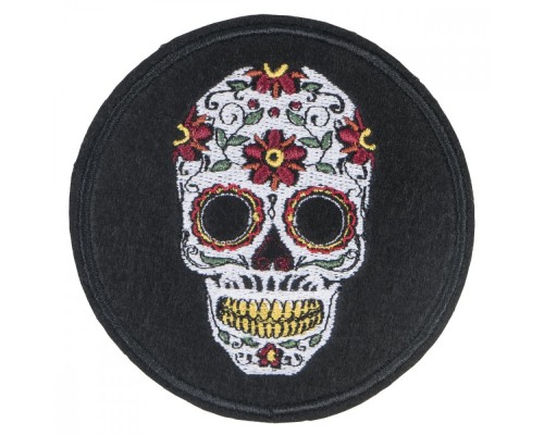 Patch Skull-day of death (80x80 mm)