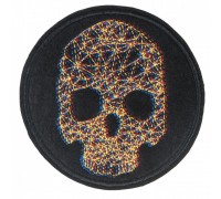Patch Skull-3D effect (80x80 mm)