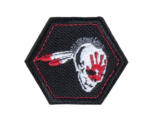 Patch Skull Indian (45x52 mm)