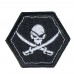 Patch Skull Pirate (45x52 mm)