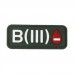Patch PVC Blood Type