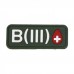 Patch PVC Blood Type