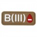 Patch PVC Blood Type