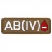 Patch PVC Blood Type