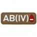 Patch PVC Blood Type