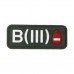 Patch PVC Blood Type