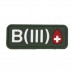 Patch PVC Blood Type