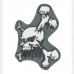 Patch PVC Skull and Bones Oliva
