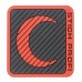 PVC patch Medical crescent (45x45 mm)