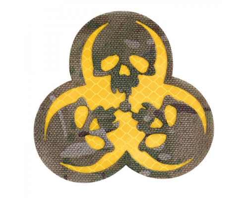 Patch reflective Bio-hazard