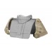 Shatterproof shoulder pad (635 m/s)