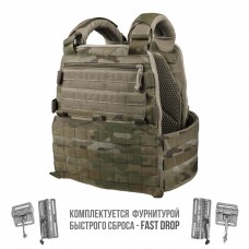 Set: Plate Carrier Stich Defense mod.3 + Ballistic Protection (635 m/s)