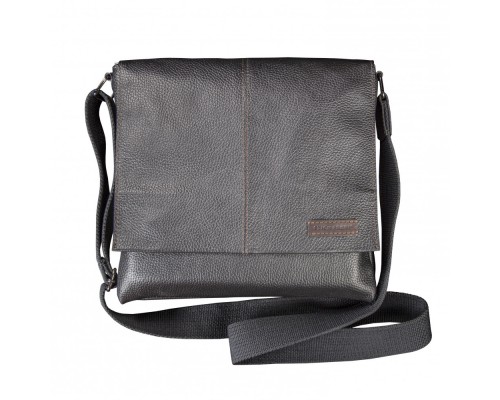 Leather bag "Bond" / Black /