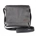 Leather bag "Bond" / Black /