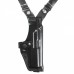 Vertical shoulder holster for ?10,?12 (model No. 20)