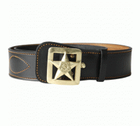 General's belt with a star, hammer and sickle