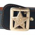 General's belt with a star with rays