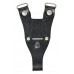 Suspension system on a shoulder holster for 1 spare clip