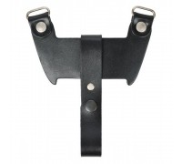 Suspension system on a shoulder holster for 2 spare clips