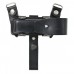 Suspension system on a shoulder holster for 2 spare clips