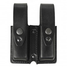 Vertical case for 2 spare Glock-17 pistol magazines
