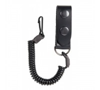 Twisted pistol cord with leather loop