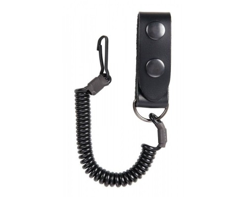 Twisted pistol cord with leather loop