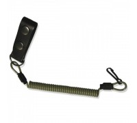 Cord pistol twisted with a loop olive