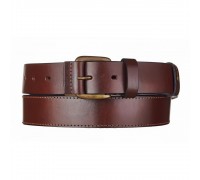 Leather trouser belt TAIGA with lining (40 mm.)