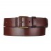 Leather trouser belt TAIGA with lining (40 mm.)