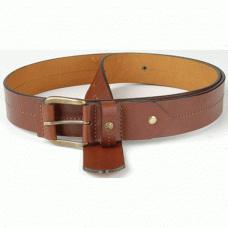 Leather trouser belt TAIGA with stitching No. 2 (40 mm.)