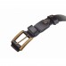 Leather trouser belt TAIGA with stitching No. 2 (40 mm.)