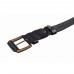 Leather trouser belt TAIGA with stitching No. 2 (40 mm.)