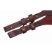 Belt gun leather with a loop