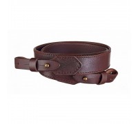 Silent single-layer leather belt
