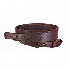 Silent single-layer leather belt