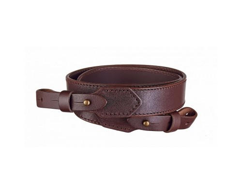Silent single-layer leather belt