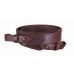 Silent single-layer leather belt