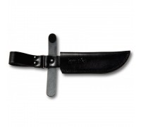 Folding leather sheath size No. 4 (with a fixing strap)
