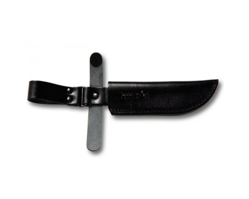 Folding leather sheath size No. 4 (with a fixing strap)