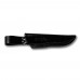Finnish type leather scabbard, size No. 1 (open without a fixing strap)