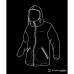 Fleece sweatshirt Stich Profi with zip hood