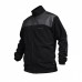 Fleece sweatshirt Stich Profi with overlays and stand-up collar