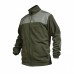 Fleece sweatshirt Stich Profi with overlays and stand-up collar