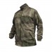 Fleece sweatshirt Stich Profi with overlays and stand-up collar