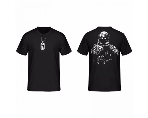 T-shirt Badge + fighter